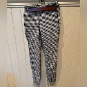 TYLER MADISON Ladies Women's Size XS Small Black & White Houndstooth Pan…